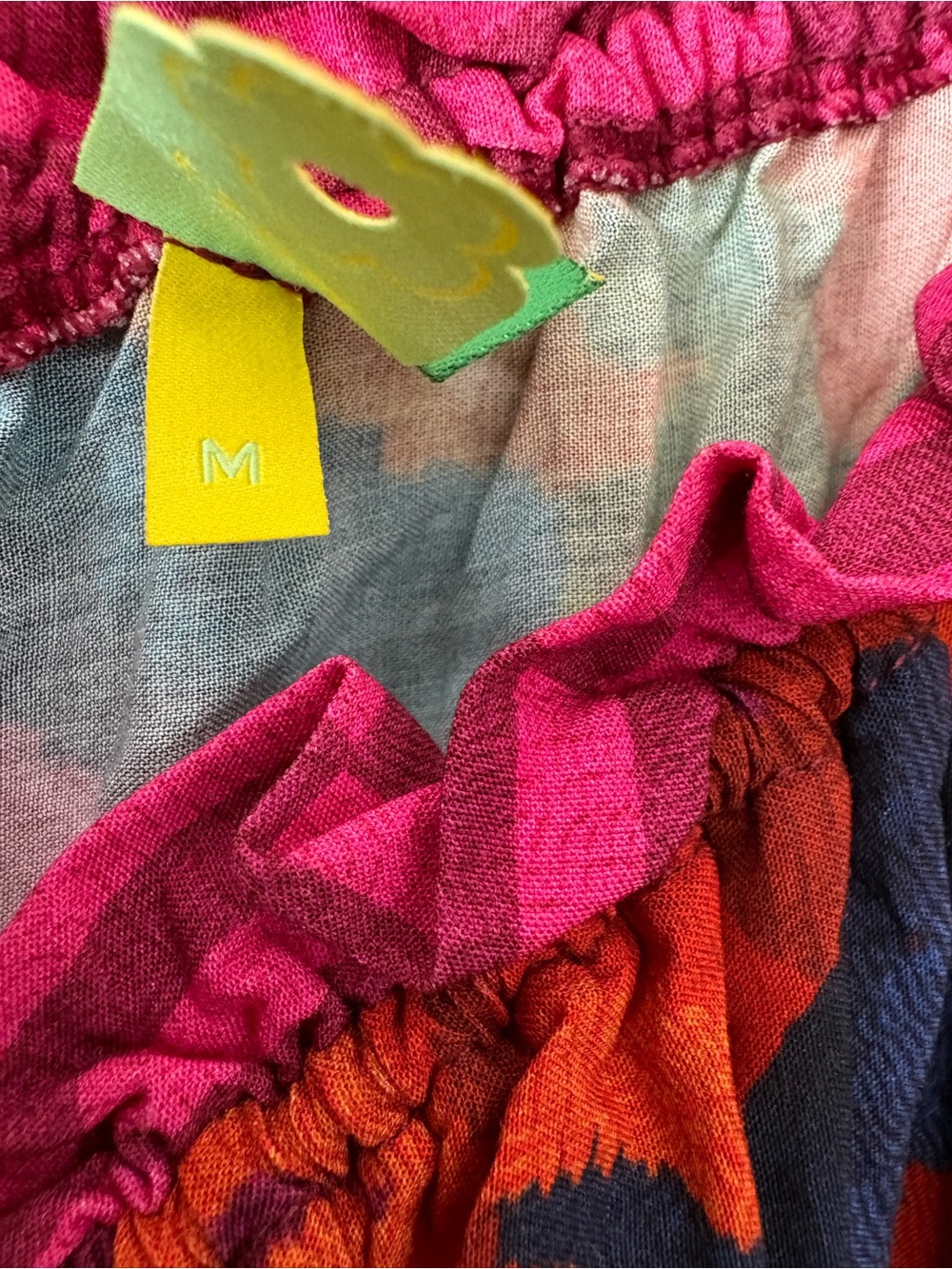 FARM Rio Vibrant Multi-Color Off-Shoulder Maxi Dress M - Picture 5 of 8